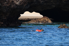 Snorkeling at the Marieta Islands near Sayulita Nayarit Mexico