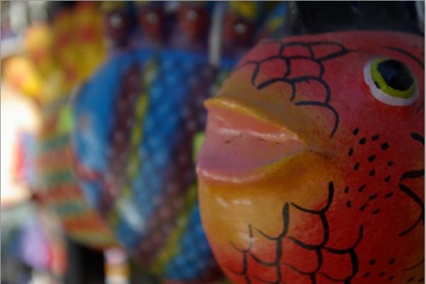 sayulita traditional ceramics  fishes