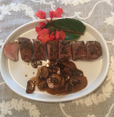 pork tenderloin with mushroom cream sauce