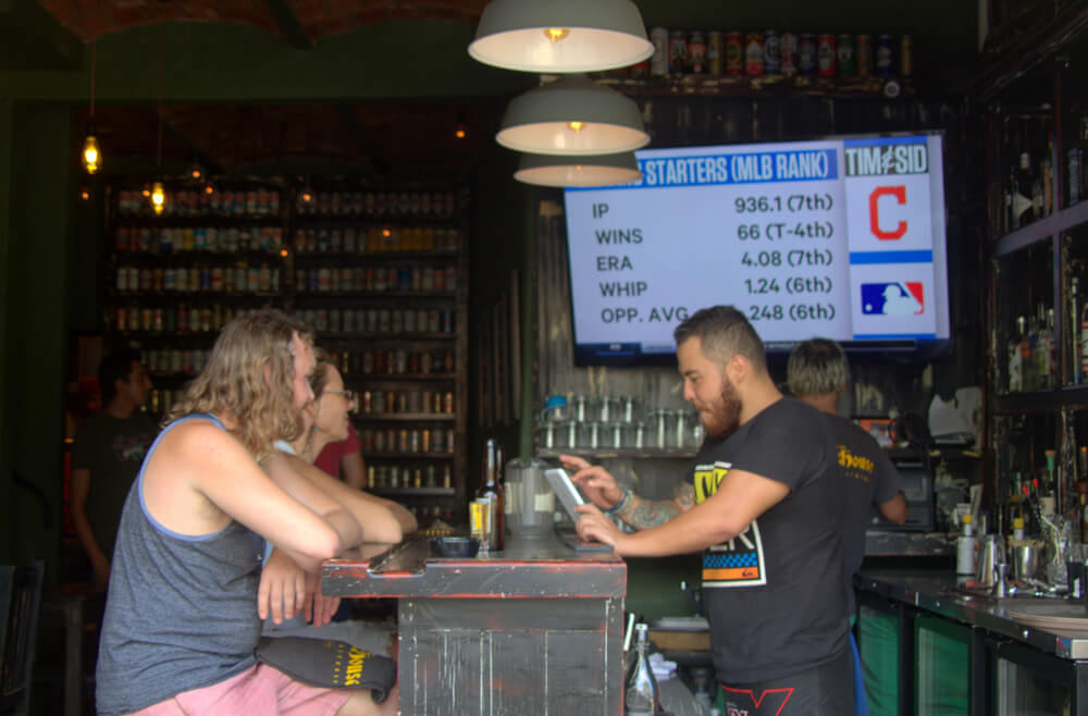 People at the bar at Sayulita Public House