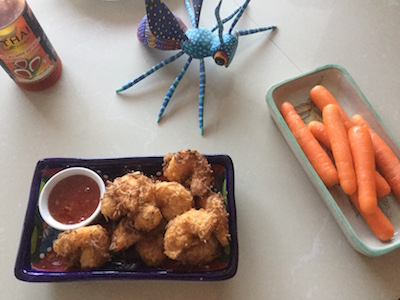 Coconut Shrimp in Sayulita