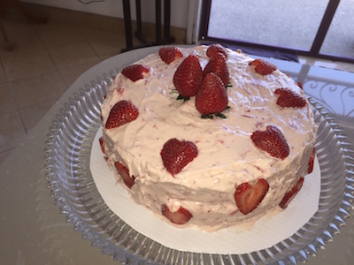 strawberry cake